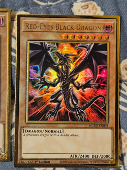 Red-Eyes Black Dragon x1 GOLD RARE - Maximum Gold: El Dorado (MGED) Yugioh - Image 4