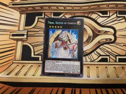 Tiras, Keeper of Genesis GENF-EN044 Secret Rare MP Yugioh Card - Image 1