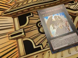 Tiras, Keeper of Genesis GENF-EN044 Secret Rare LP Yugioh Card - Image 2