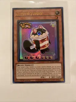 Cupsy Yummy | Great Centering | NM | Ultra Rare JUSH-EN016 | Yugioh - Image 1