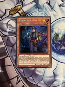 (YCL) Yugioh Adamancipator Seeker SESL-EN001 Secret Rare 1st Ed VLP - Image 1