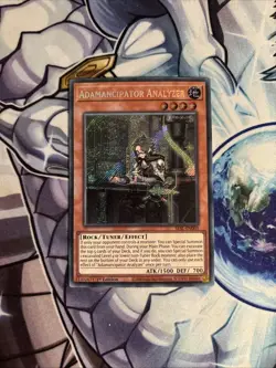 (YCL) Yugioh Adamancipator Analyzer SESL-EN003 Secret Rare 1st Ed VLP - Image 1