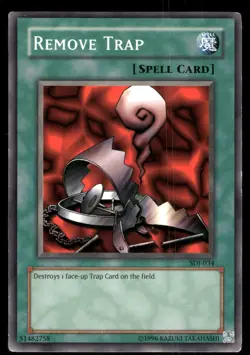 YuGiOh - Remove Trap - Spell Card - Image 1