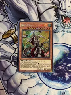 (YCL) Yugioh Armed Dragon Thunder LV10 BLVO-EN001 Secret Rare 1st Ed VLP - Image 1