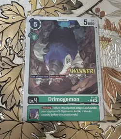 Digimon Card Game Drimogemon Winner Promo Foil P-143 NM - Image 1