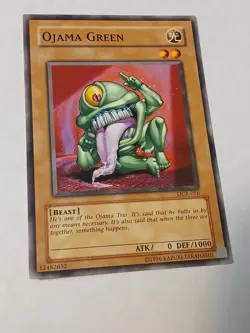 Yu-Gi-Oh TCG Ojama Green Dark Crisis DCR-056 1st Edition Common Card LP-NM - Image 1