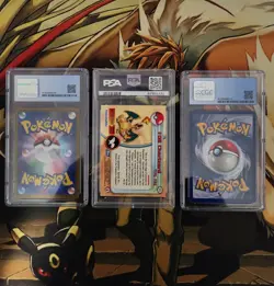 Pokemon Graded Card Slab Collection Lot Charizard Topps Hitmonchan Base Japanese - Image 2