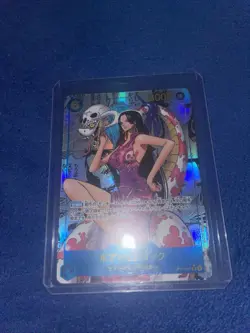 Boa Hancock Comic Parallel Manga Alt Art ONE PIECE Card USED Japanese OP07-051 - Image 1
