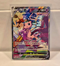 Pokemon TCG Fusion Strike Mew v 251/264 Alt Art Fusion Strike Card Alternate - Image 1
