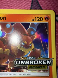Pokemon - Volcanion - Sm179 - Sun & Moon - Unbroken Bonds - Staff Card Promo - Image 4