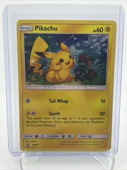 Pikachu SM86 PROMO Black Star Holo Sun & Moon 2017 Pokemon Card - LP - Image 2