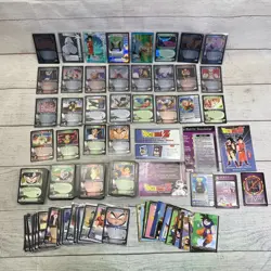 Dragon Ball Z CCG TCG Card Game Saiyan Saga W/Foils Lot 250+ Cards - Image 1