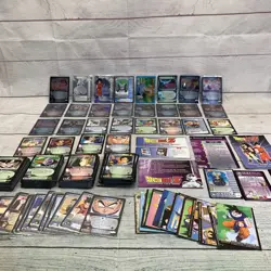 Dragon Ball Z CCG TCG Card Game Saiyan Saga W/Foils Lot 250+ Cards - Image 2