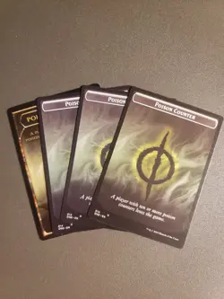 x4 Poison Counters MTG LP English Token - Image 1
