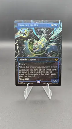 MTG EOE Quantum Riddler Borderless Foil 0305 Pack Fresh - Image 1