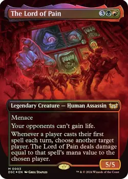 The Lord of Pain (Borderless) MTG NM Commander: Duskmourn: House of Horror FOIL - Image 1