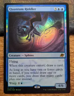 QUANTUM RIDDLER Foil - Edge of Eternities - MTG Magic: The Gathering - Image 1