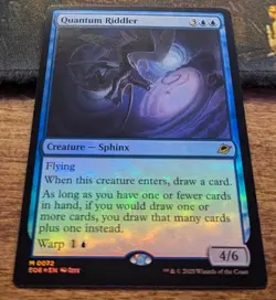 QUANTUM RIDDLER Foil - Edge of Eternities - MTG Magic: The Gathering - Image 2