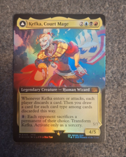 Kefka, Court Mage/Ruler of Ruin Extended Art MTG FINAL FANTASY #496 Mythic,Foil - Image 1