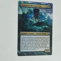 MTG Araumi Of The Dead Tide Alter, Hand Painted Altered Card, Commander Magic - Image 3