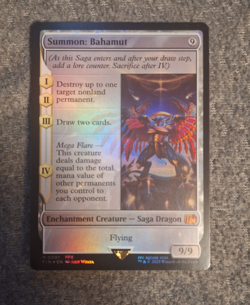 Summon: Bahamut 1 FINAL FANTASY FOIL Near Mint MTG - Image 1