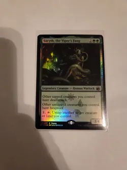 MTG Saryth, the Viper's Fang Innistrad: Midnight Hunt 197/277 Foil Promo LP Card - Image 1
