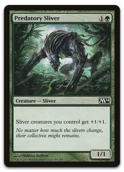Predatory Sliver #189 (NM) Magic 2014 M14 Magic MTG - Image 1