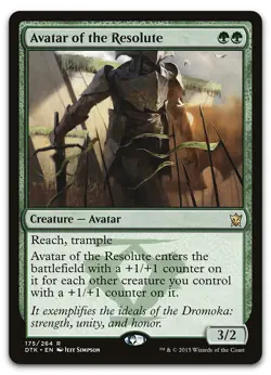 Avatar of the Resolute #175 (LP) Dragons of Tarkir DTK Magic MTG - Image 1