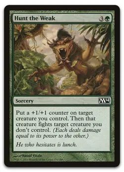 Hunt the Weak #179 (NM) Magic 2014 M14 Magic MTG - Image 1