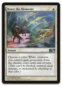 Brave the Elements #10 (NM) Magic 2014 M14 Magic MTG - Image 1