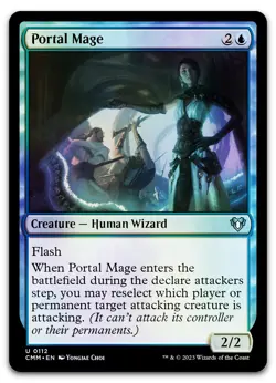 Portal Mage #112 (Foil) (NM) Commander Masters CMM Magic MTG - Image 1