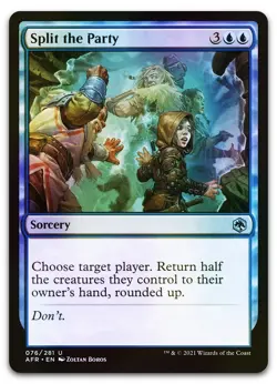 Split the Party #76 (Foil) (NM) Forgotten Realms AFR Magic MTG - Image 1