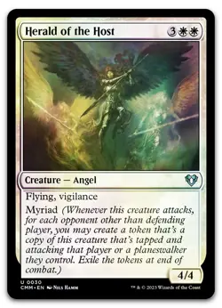 Herald of the Host #30 (Foil) (NM) Commander Masters CMM Magic MTG - Image 1