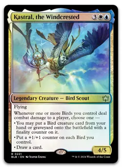 Kastral, the Windcrested #221 (Foil) (NM) Bloomburrow BLB Magic MTG - Image 1