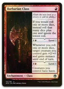 Barbarian Class #131 (Foil) (NM) Forgotten Realms AFR Magic MTG - Image 1