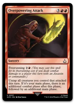 Overpowering Attack #37 (NM) Assassin's Creed ACR Magic MTG - Image 1