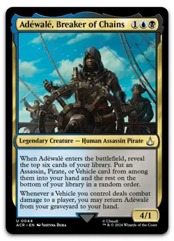 Adewale, Breaker of Chains #44 (NM) Assassin's Creed ACR Magic MTG - Image 1