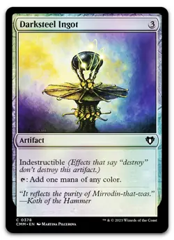 Darksteel Ingot #378 (Foil) (NM) Commander Masters CMM Magic MTG - Image 1