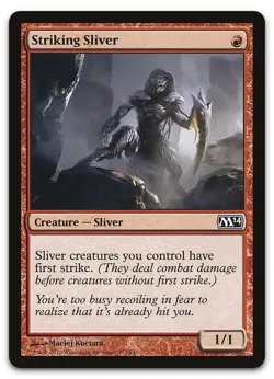 Striking Sliver #157 (NM) Magic 2014 M14 Magic MTG - Image 1