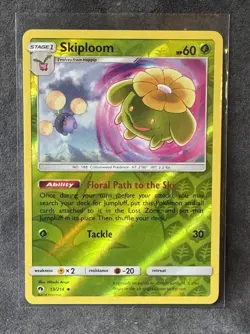 Skiploom 13/214 Sm-Lost Thunder Reverse Holo Pokemon TCG Lightly Played - Image 1