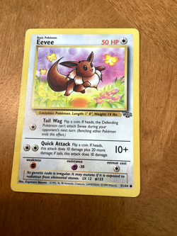 Eevee - Pokemon TCG - Jungle - 51/64 - 1999 - English - Image 1
