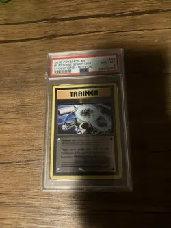 2016 POKEMON XY EVOLUTIONS #73 BLASTOISE SPIRIT LINK-REVERSE FOIL PSA 8 - Image 2