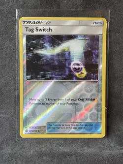 Tag Switch 209/236 Sm-Unified Minds Reverse Holo Pokemon TCG Lightly Played - Image 1