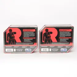 SET OF 2 - Pokemon TCG Team Rocket Tins Mewtwo + Nidoking NEW/SEALED *IN HAND* - Image 2
