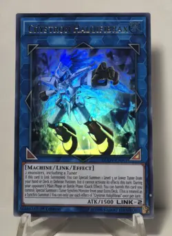Crystron Halqifibrax DUOV-EN001 1st Edition Ultra Rare Yugioh TCG NM/M - Image 1