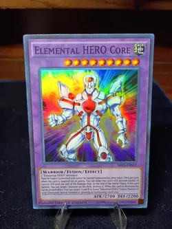 YUGIOH ELEMENTAL HERO CORE SHVI-ENSE2 SUPER LIMITED ED NM - Image 1