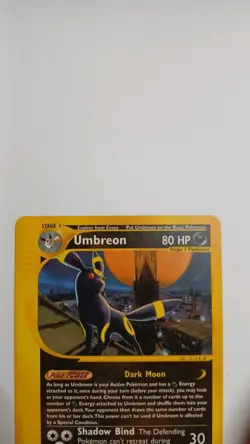 Pokemon Umbreon Card 41/147 Non-Holo Rare Aquapolis 2002 Nintendo -LP *READ DESC - Image 2