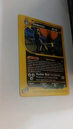 Pokemon Umbreon Card 41/147 Non-Holo Rare Aquapolis 2002 Nintendo -LP *READ DESC - Image 5