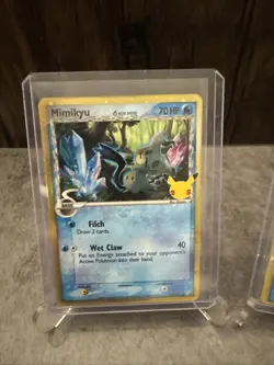 Mimikyu TCG Delta Species Black Star Promo Holo Card SWSH136 Celebrations 2X - Image 2