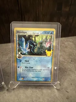 Mimikyu TCG Delta Species Black Star Promo Holo Card SWSH136 Celebrations 2X - Image 3